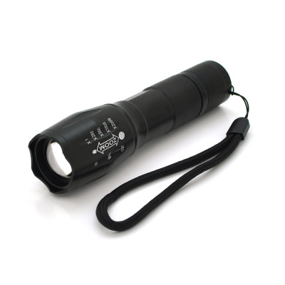 Ліхтарик ручний Bailong BL-A-5, Led-CREE Q5, Zoom, 4 реж., корпус-алюміній, водостійкий, ударостійкий, живлення 18650 (немає в комплекті), IP40, BOX