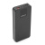 Power bank Voltronic ET6 під 6х18650, Digital display, Output: 22.5W, 4 кабелі (USB, Micro-USB, Type-C, Lightning), PVC, ліхтар, Black, BOX