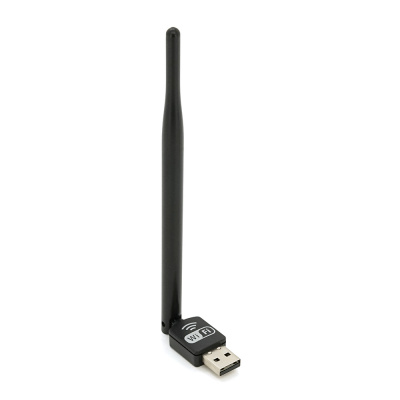 Бездротовий мережевий адаптер з антеною 10см Wi-Fi-USB LV-UW10-5DB MTK7601, 802.11bgn,150MB, 2.4GHz,WIN7/XP/Vista/ 2K/ MAC/LINUX