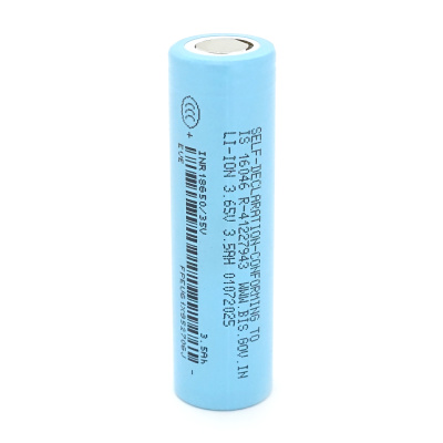 Акумулятор 18650 Li-Ion EVE 3500mAh 35V 3c 3.5A, 4.2/3.6/2.5V,  Blue