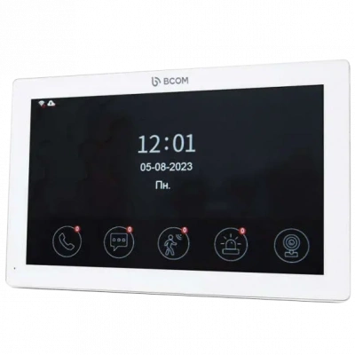 BCOM BD-1070FHD/T White Відеодомофон