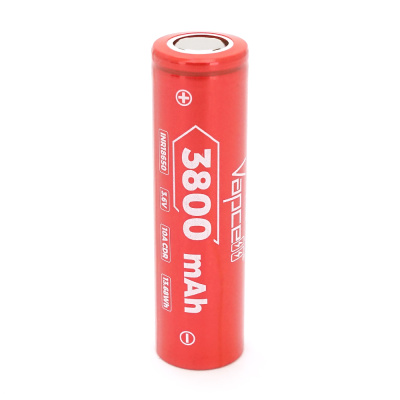 Акумулятор 18650 Li-Ion Vapcell INR18650 F38, 3800mah, 10A, 4.2/3.6/2.5V