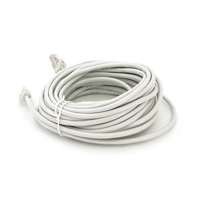 Патч-корд литий MERLION, FTP, RJ45, Cat.5e, 10m, сірий, CU, Q200