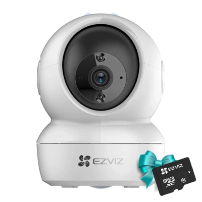камера Ezviz H6c + карта пам'яті CS-CMT-CARDT32G-D Комплект
