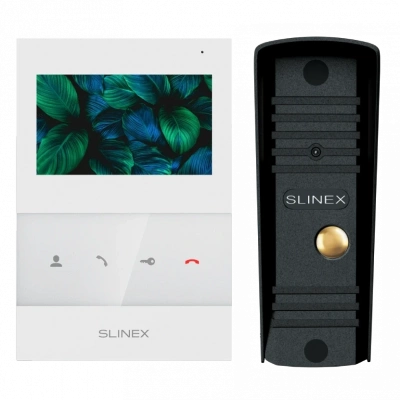 Slinex SQ-04 White + ML-16HR (чорний) Комплект відеодомофону