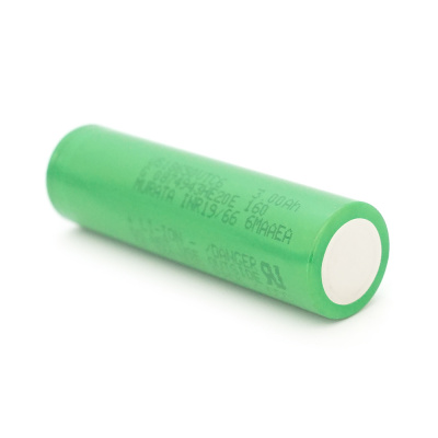 Акумулятор 18650 Li-Ion Murata (Sony) US18650VTC6, 3000mAh, 30A, 4.2/3.6/2.0V, GREEN, 2 шт в упаковці, ціна за 1 шт