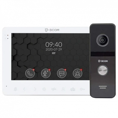 BCOM BD-780FHD White Kit Комплект відеодомофона