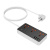 Мережевий фільтр HOCO AC8A на 3 розетки + 3 USB+USB-C, 30W, 220В, кабель 1,5м, Black/White, Box