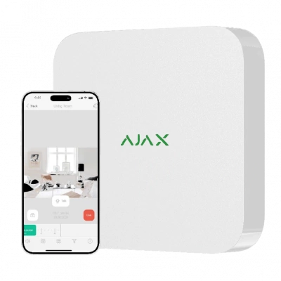 Ajax NVR (16ch) (8EU) white Відеореєстратор