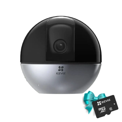 камера Ezviz E6 + карта пам'яті CS-CMT-CARDT32G-D Комплект