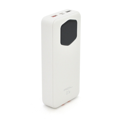 Powerbank ACL PW-140 20000mAh, 22.5W, Кабелю Type-C + Lighting, 0,450 kg, White, Box