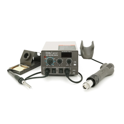 Паяльна станція BAKKU BK-601D+ цифрова індикація, фен, паяльник