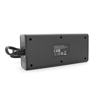 Інвертор напруги XO CZ027 (DC:200W), 12/220V з апроксимованою синусоїдою, 2 універсальні розетки, 2*USB-A, 2*USB-C, в прикурювач, BOX