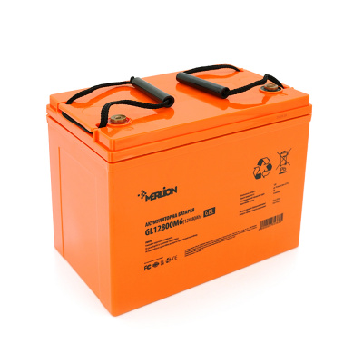 Акумуляторна батарея MERLION GL12800M6 12 V 80 Ah ( 260 x 165 x 210 (215) ) Q1/48