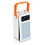 Power bank Voltronic S21 під 21х18650, Led display, Output: 22.5W, 3 кабелі (Micro-USB, Type-C, Lightning), PVC, ліхтар, White, BOX