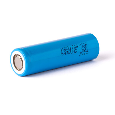 Акумулятор 21700 Li-Ion Samsung INR21700-50E 4900mAh, 10A, 4.2/3.6/2.5V, Blue