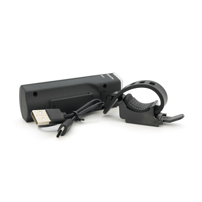 Ліхтарик велосипедний YT-72, 4 режими, вбудований аккум, індикація заряду, USB кабель, Blister-Box