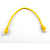 Патч-корд литий RITAR, CCA, UTP, RJ45, Cat.5e, 0,3m, жовтий Q710