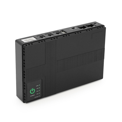 ДБЖ UPS-18W DC1018P YT44905 для роутерів/комутаторів/PON/POE-430, 5//9/12V, 1A, 10400MAh(4*2600MAh), Black, BOX