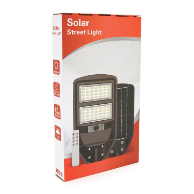 SOLAR LED-ліхтар Anern AN-ISGL10-80W, 8W, 56LED/5054, 3.2v4AH LiFePO4, 600lm, заряд 8 ч, разряд 4 часа, IP66. ABC Plastic, 413*231*47mm