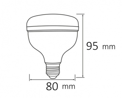 Лампа CRYSTAL-20 SMD LED 20W 6400K E27 2050Lm 175-250V