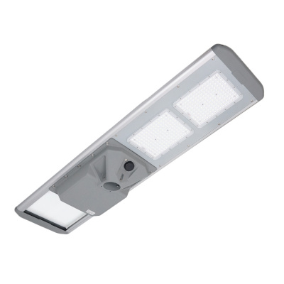 SOLAR LED-ліхтар Anern AN-SLV-80W, 80W,18V 90W,324LED,480WH LiFePO4, 210lm/w, 120°, заряд 8 ч, разряд 4 часа, IP66. Aluminium +PMMА, 1430*382*100mm