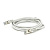 Патч-корд литий MERLION, FTP, RJ45, Cat.5e, 2m, сірий, CU, Q200