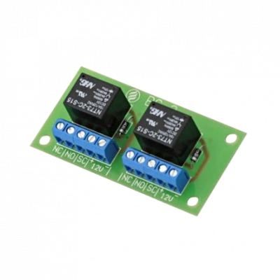 BS-2 12В 10А Блок два реле керування