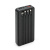 Power bank Voltronic ET6 під 6х18650, Digital display, Output: 22.5W, 4 кабелі (USB, Micro-USB, Type-C, Lightning), PVC, ліхтар, Black, BOX