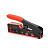 Інструмент HT-718 для обтискання, RJ-45 (8P8C) та RJ-12 (6P6C), 6P/8P + обрізка наскрізних конекторів зачищення зовнішньої ізоляції кабелю