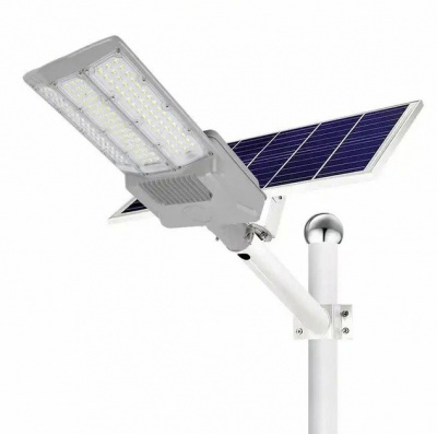 Вуличний ліхтар Vargo  Solar із сонячною батареєю на стовп 3VPP, 1 режим, 300W, ip65, вбудований акумулятор 15000mah, White, Box