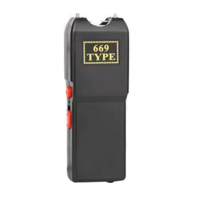 Ліхтар-відлякувач ручний BAILONG X-Balog BL-669, LED, струм 10000KV, 150W, Li-ion вбудований 6 000 mAh, Black, IP44, кабель живлення, 140х45х24мм, BOX