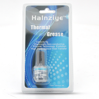 Паста термопровідна HY-STG810 6g, пляшка, Grey,> 4,63W / m-K, <0.0087 ° C-in² / W, -30 ° ≈280 °, Блистер Q20