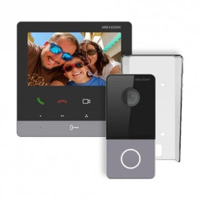 Hikvision DS-KH6100-E1 + DS-KV6103-PE1(С) Комплект домофонії