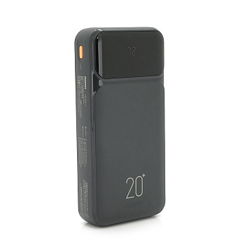Power Bank Remax RPP-686 20000mAh, з кабелями USB+Type-C+Lighting, Black, 0.46kg