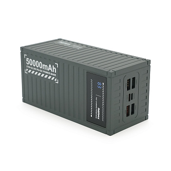 Power Bank Remax RPP-161 50000mAh, PD 27W+QC 22.5W, Gray, 1.054kg