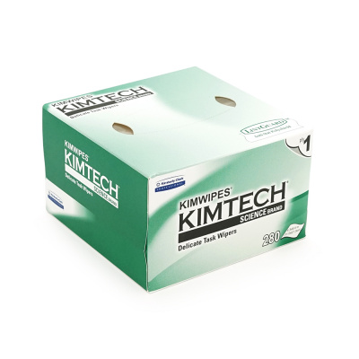 Серветки безворсові для оптики Kim Wipes OD-0131, 280 шт в упаковці Q60