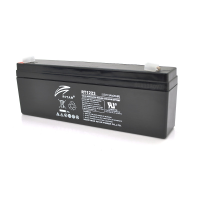 Акумуляторна батарея AGM RITAR RT1223, Black Case, 12V 2.3Ah (177 х 35 х 62 (68)) Q10