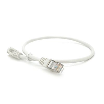 Патч-корд литої MERLION, FTP, RJ45, Cat.5e, 0.5m, сірий, CU, Q200