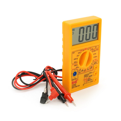 Мультиметр HAOYUE DT-860B Вимірювання: V (AC/DC), A (DC), Ω. Функції: продзвонювання, тест діодів.