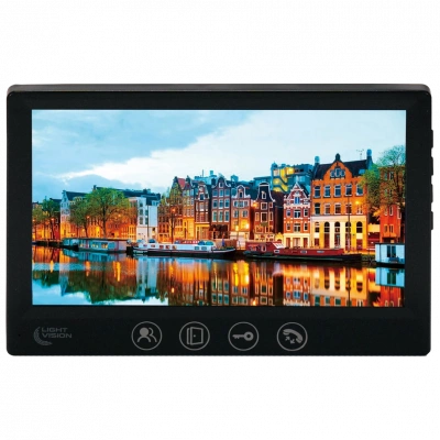 Light Vision AMSTERDAM FHD BLACK Відеодомофон