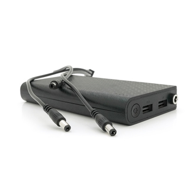 ДБЖ UPS-24W DC1024P для роутерів, Output: USB 5V/2A, DC9V,2.7A/12V,2A, 14000mAh(7*2000mAh), 155х75х23мм, 460грам, Black, BOX