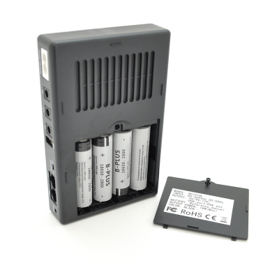 ДБЖ UPS-18W DC1018P YT45453 для роутерів/комутаторів/PON/POE-430, 5//9/12V, 1A, 11200MAh(знімні 4*2800MAh), Black, BOX