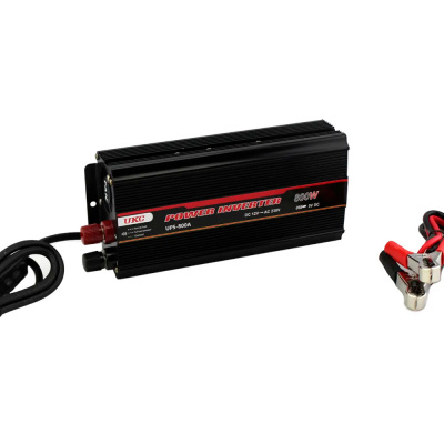 Інвертор напруги UKC 800ВА(400Вт)+CHARGE 8A, 12/220V approximated, 1 універсальна розетка, Box