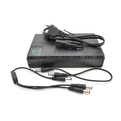 ДБЖ UPS-36W DC1036P для роутерів/комутаторів/PON/POE-430, 5/9/12V, 1A/2А, 10400мAh, Black, BOX