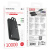 Power bank Borofone BJ57 10000mAh, 22.5W, кабеля USB: Lighting, Type-C, Black, 270g, Box