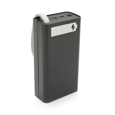 Power bank Voltronic T12-PD під 12х18650, Digital display, Output: 22.5W, Micro-USB, Type-C, Lightning, ABS, PVC, Black, BOX