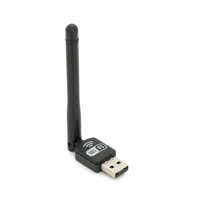 Бездротовий мережевий адаптер з антеною 10см Wi-Fi-USB LV-UW11 -2DB 7601, 802.11bgn, 150MB, 2.4 GHz, WIN7 / XP / Vista / 2K / MAC / LINUX, Blister Q