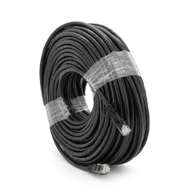 Патч-корд литий RITAR, UTP, RJ45, Cat.6, 40m, чорний, Cu (мідь)