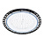 Стельовий промисловий світильник Ritar BHL02-200W, 6500K, 220V. IP65, 30000lm, RA >80, Φ362*35 мм, Black